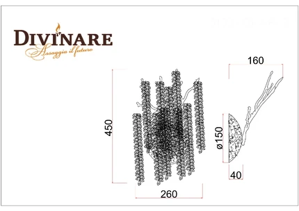 Настенный светильник Divinare SALICE 3133 01 AP-2